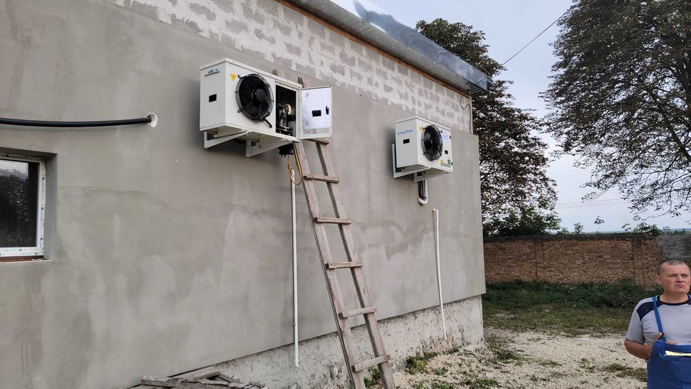 Заморозка мяса шокова камера хранения туш Хмельницький Bitzer