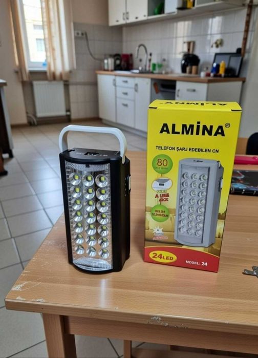 Переносний led ліхтар лампа з павербанком