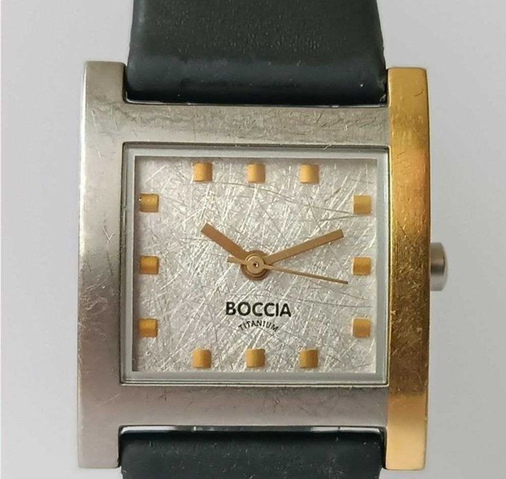 Вінтажний жіночий швейцарський годинник Boccia в титановому корпусі.