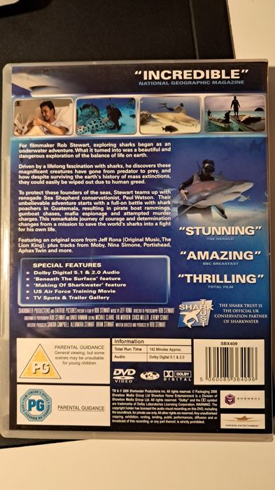 DVD filme Sharkwater