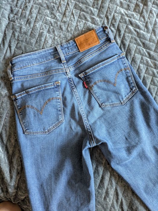 Spodnie jeansy Levi's 721 High Rise Skinny rozmiar 24x30 W24 L30