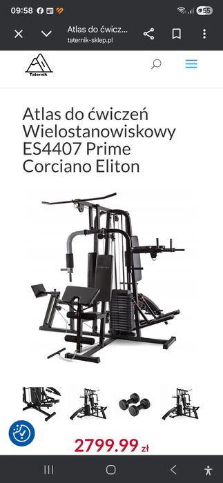 Siłownia Atlas eliton stan idealny