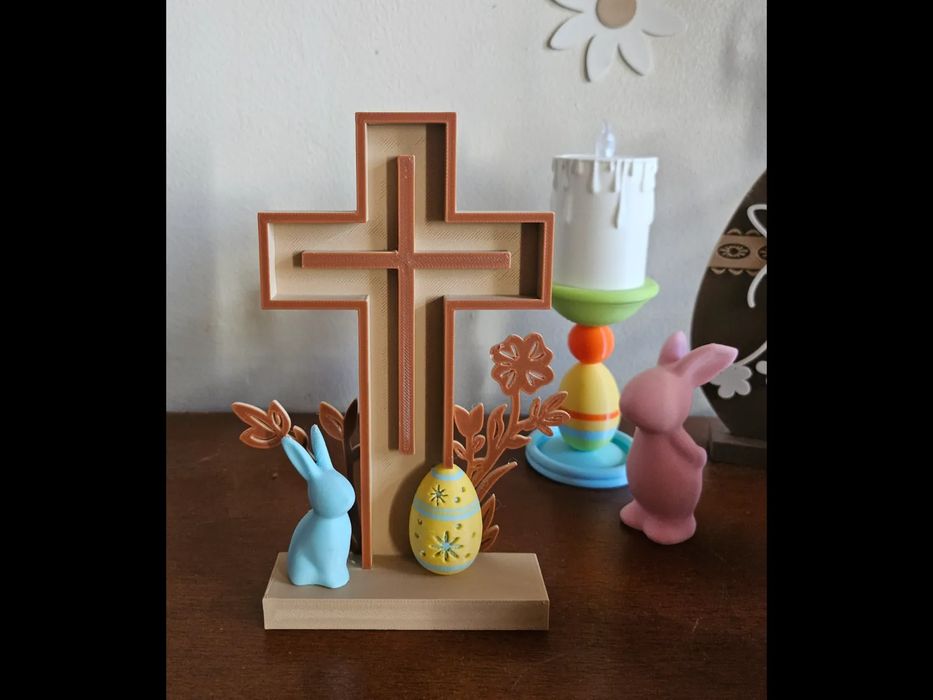 Cruz Decorativa Páscoa