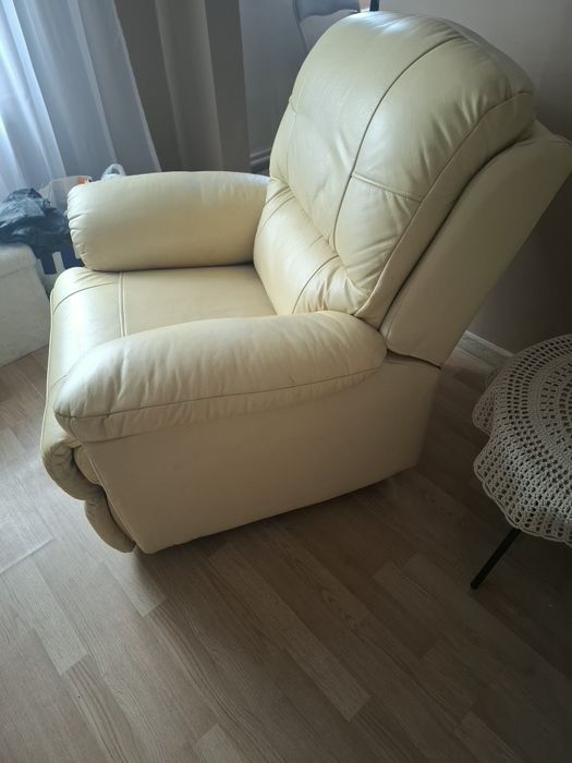 Fotel skóra naturalna
