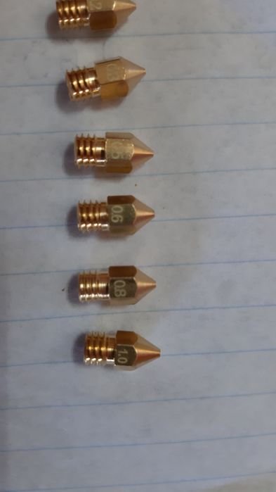 Bicos, nozzles para impressora 3d, mk8 várias medidas