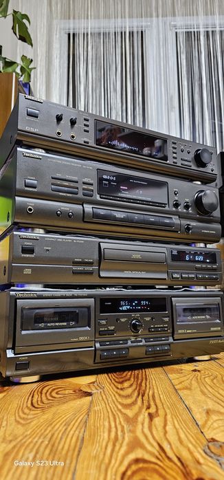 Technics-zestaw audio, wieża 4 el. bdb stan