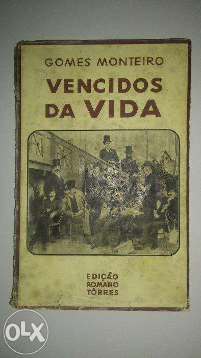 Livro antigo - "Vencidos da Vida" - Gomes Monteiro