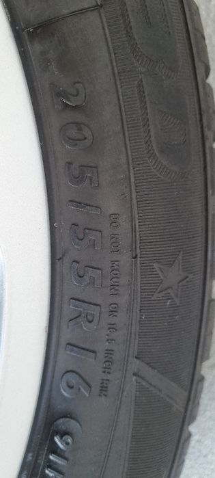 Mini Cooper 4 jantes e pleus 105/55/16