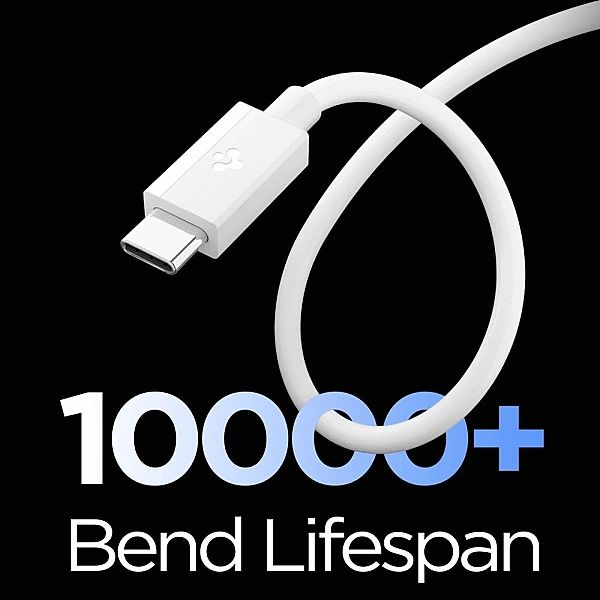 Kabel Spigen EB6010AC USB-A / USB-C 60W 100 cm - biały