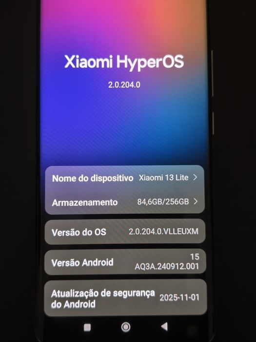 Telemóvel Xiaomi 13 lite