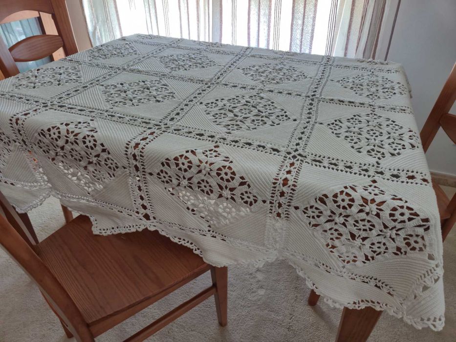 Toalha em crochet