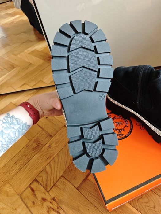 Kozaki za kolano nowe 38(24,5cm)