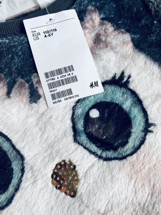 ОшКош флиска 5т, флисовая кофта 4-5 лет; H&M плюш, меховушка 4-6 лет