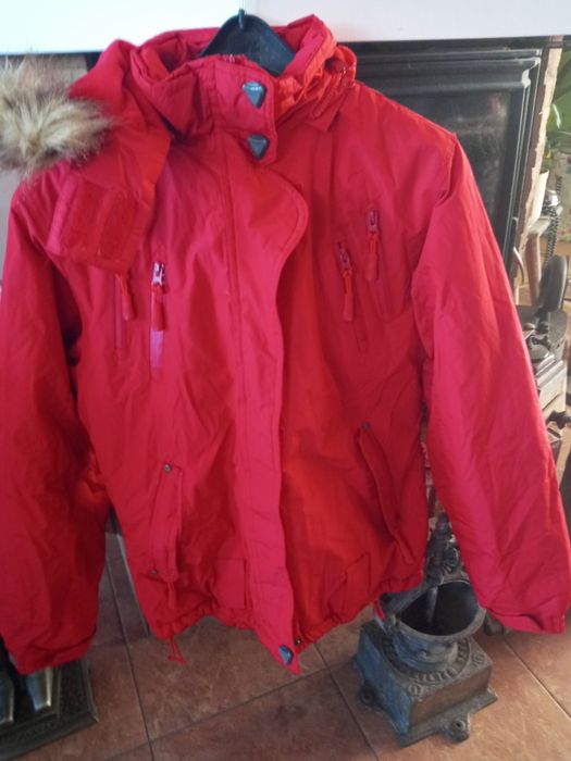 Kurtka czerwona damska