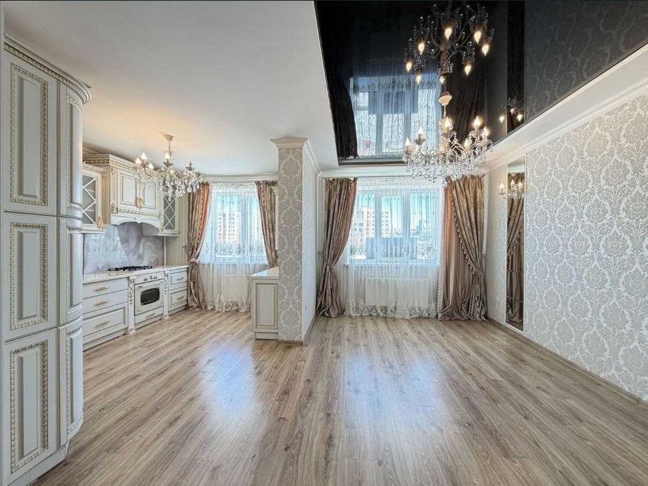 2-Рівнева «На Щасливому» 3-кімнатна! Вигляд на Парк! Чорновола 91Ж