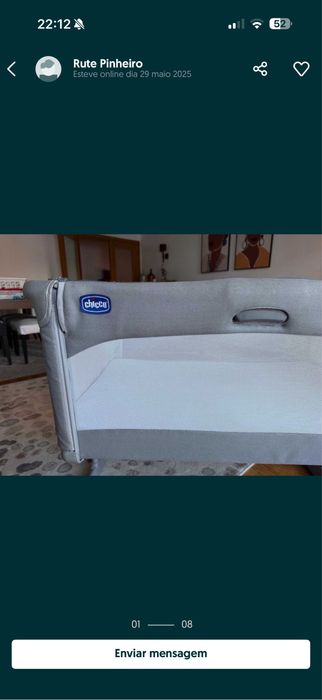 Chicco Next2Me Crib Magic Cool Grey