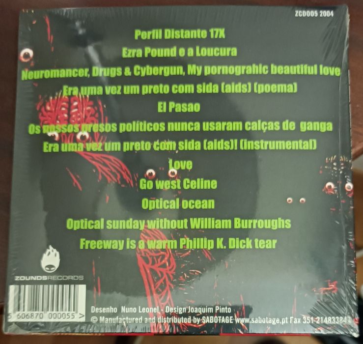 Santa Maria Gasolina Em Teu Ventre CD RARO