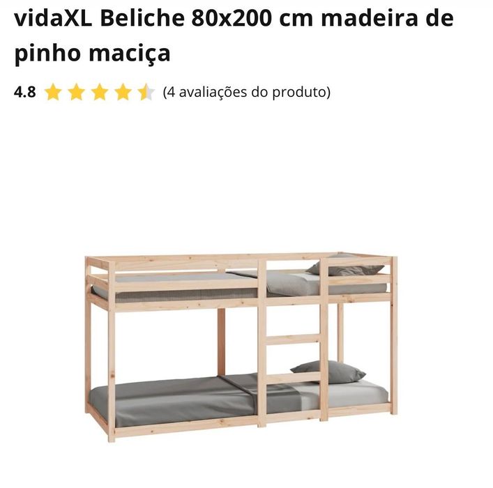 Cama Beliche madeira