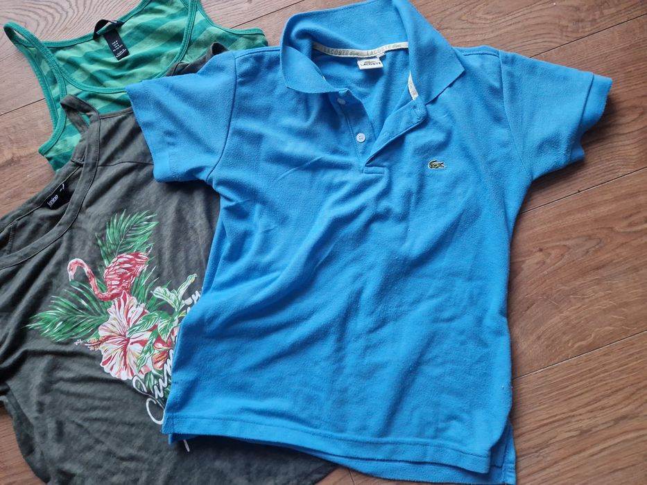 Trzy bluzki koszulki 38 M flaming