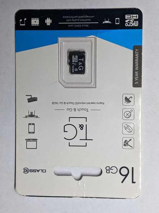 Карта пам'яті Microdata 64GB Class 10 microSD з картридером