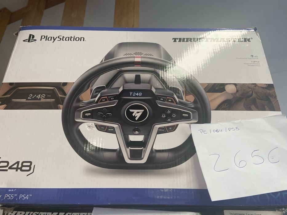 Volante e pedais ps5/ps4 e pc