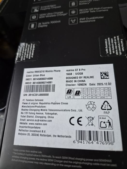 Gt8 pro gwarancja idealny