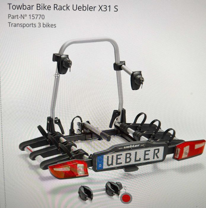 Suporte para 3 Bicicletas UEBLER X31 S