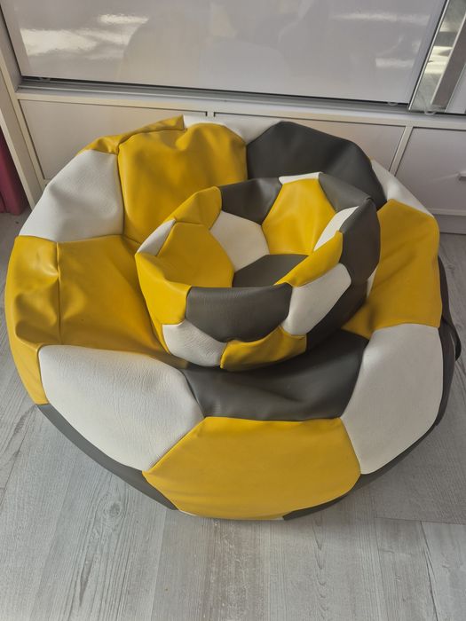 Pufa worek xxl + podnóżek