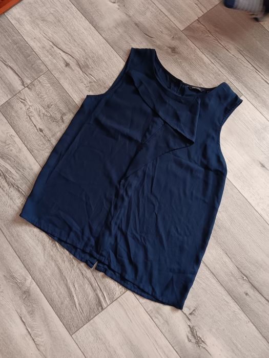 Granatowa bluzka koszula