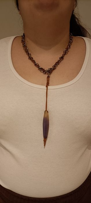 Colar único artesanato