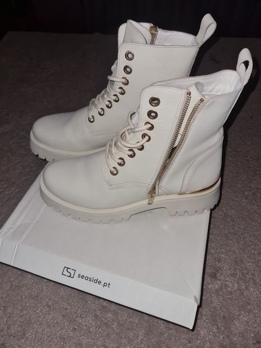 Botas em pele seaside