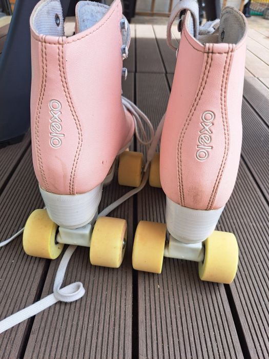 Patins oxelo cor de rosa