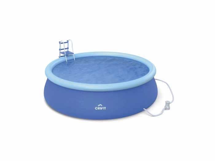 CRIVIT Basen Easy Set 457x122 cm z pompą i drobina  13300L NOWY