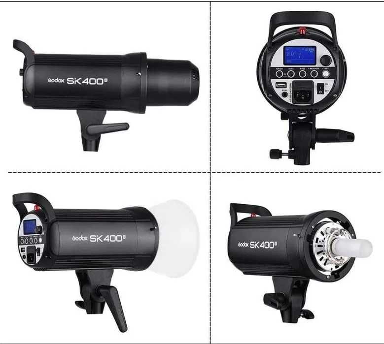 Godox sk400 II studyjna lampa błyskowa 2.4g  wyświetlacz lcd