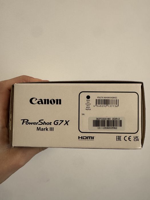 Canon G7 X Mark III
