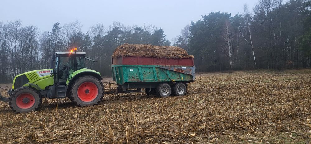 Przyczepa skorupowa tandem ladownosc 12t