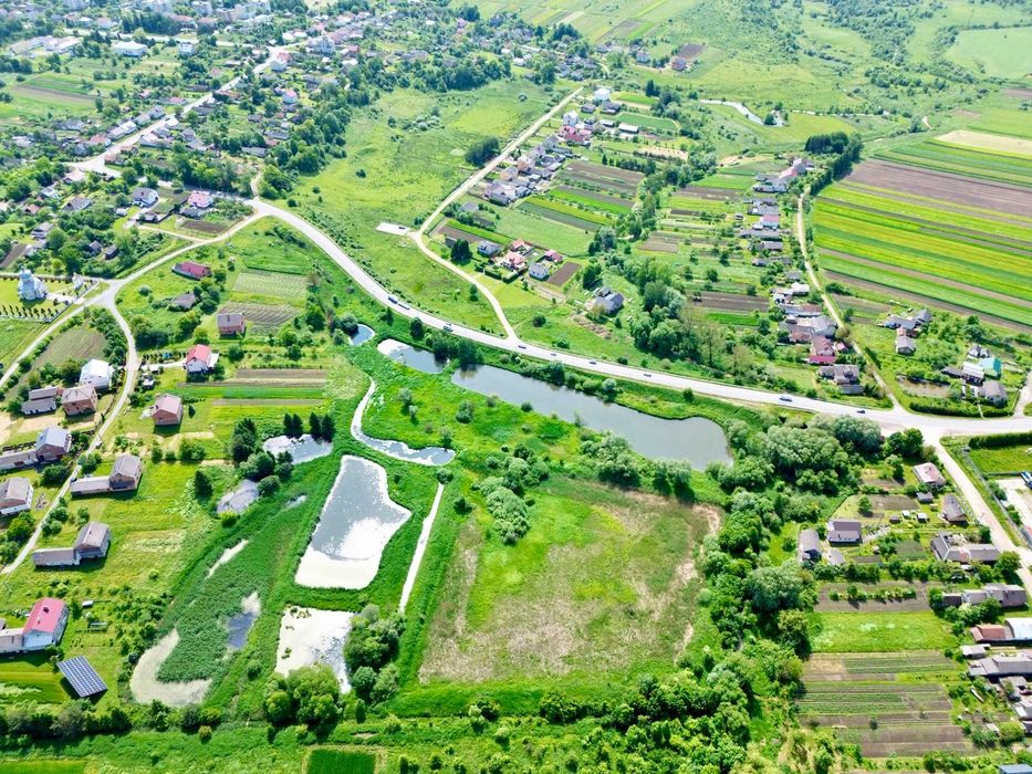 Унікальна ділянка 2.2 га. з ставками на Прикарпатті!