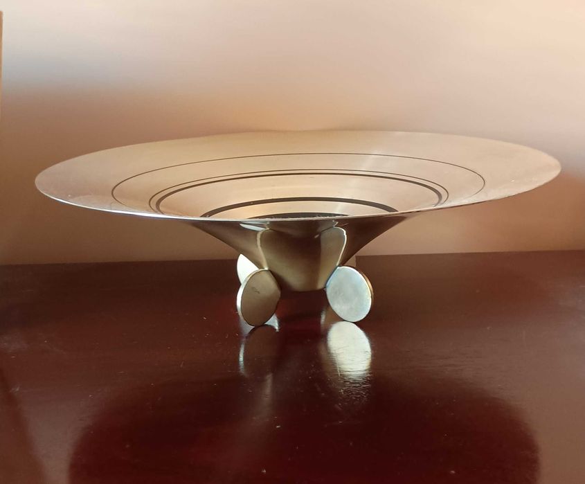 Duża patera Art Deco, z serii Ikora WMF, lata 30-te