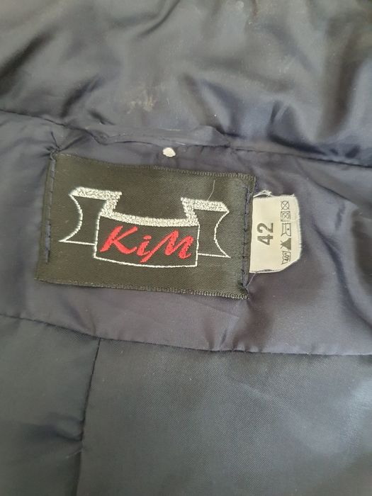 Wiosenna damska pikowana kurtka z kapturem, K&M,r. 42