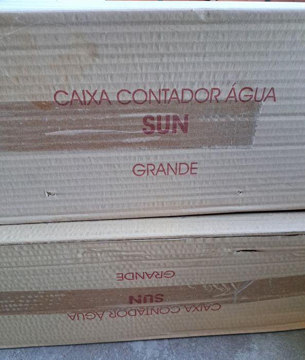 2 unidades Caixa Contador Água novas