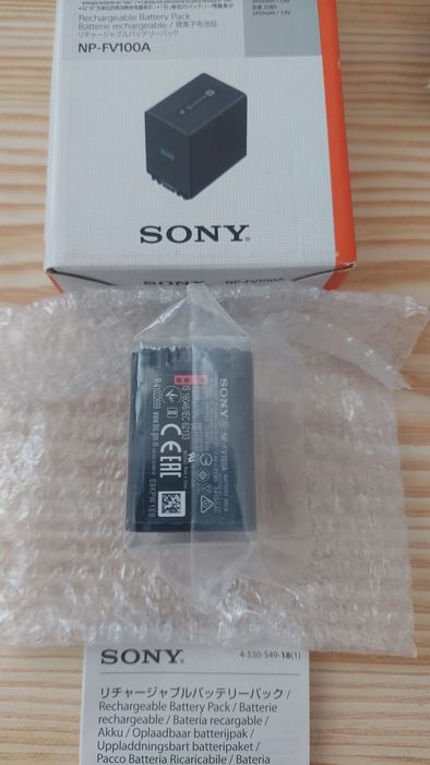 Sony Bateria NP-FV100  NOWA nieużywana