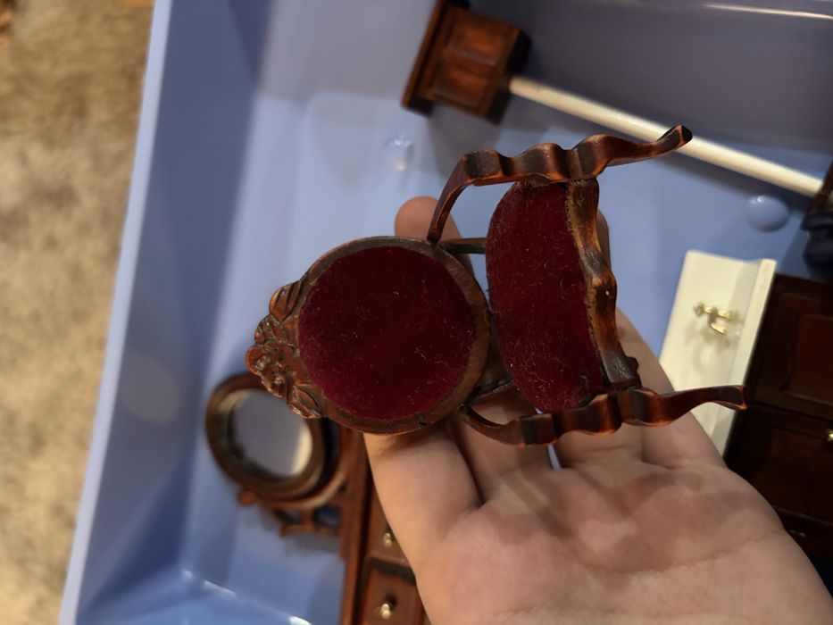 Conjunto mobiliario casa de bonecas