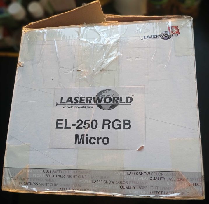 Laser Laserworld EL-250RGB Micro na imprezę party dyskotekę