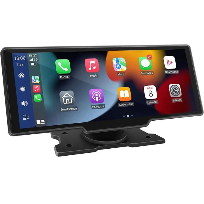 Портативний автомобільний монітор- відеореєстратор OiLiehu SH1AM100 (9.3" IPS, Carplay, Android Auto, Bluetooth, камера 1080P, 64GB