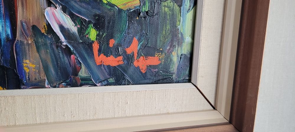 Obraz Olejny Erik Lo Ohlqvist Pejzaż Śródziemnomor