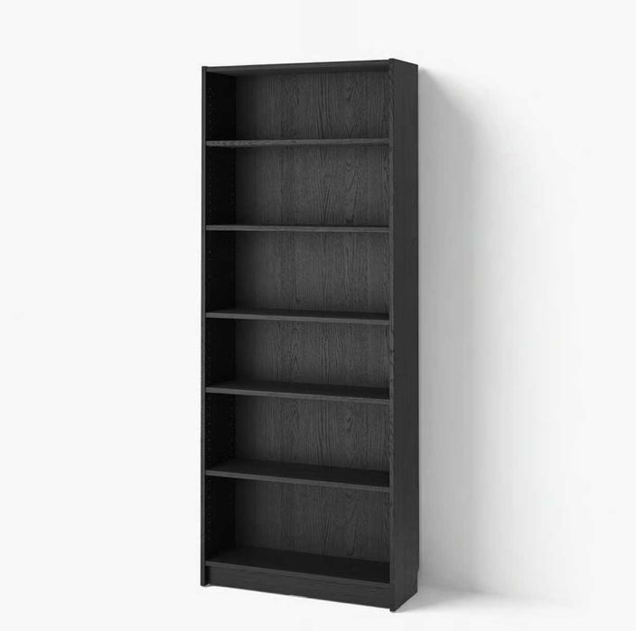 Estante IKEA - NOVA - BILLY Estante, preto efeito carvalho, 80x28x202 cm