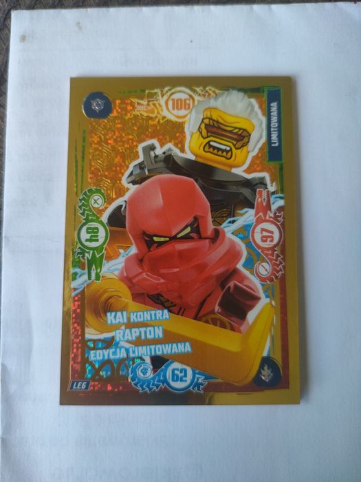 Karta kolekcjonerska LEGO® Ninjago® Trading Card Game z 9. serii "Następny Poziom".