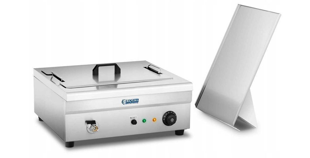 SMAŻALNIK DO PĄCZKÓW 18 L 3200 W Royal Srebrny Gwarancja Nowy