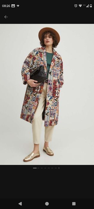 Nowy płaszcz marki medicine Boho etno aztecki