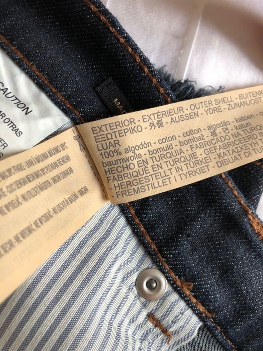 Saia de ganga azul escuro | 42 | Massimo Dutti